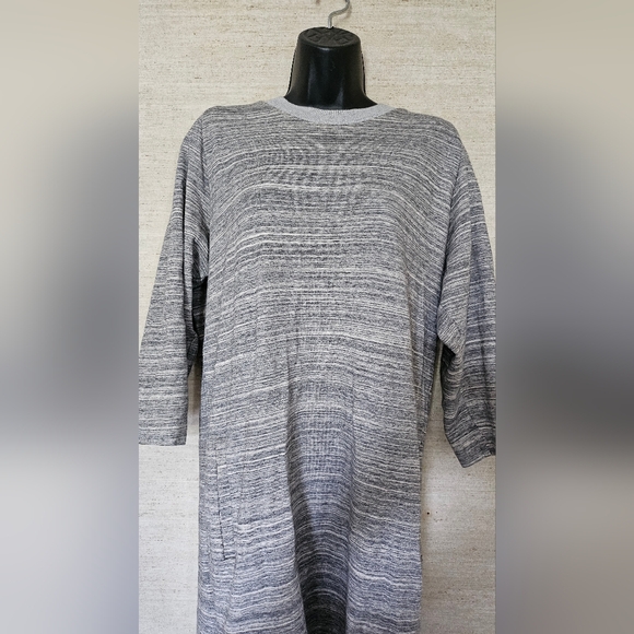 Vince Gray Women's sweatshirt dress tunic ladies size large - Picture 4 of 10